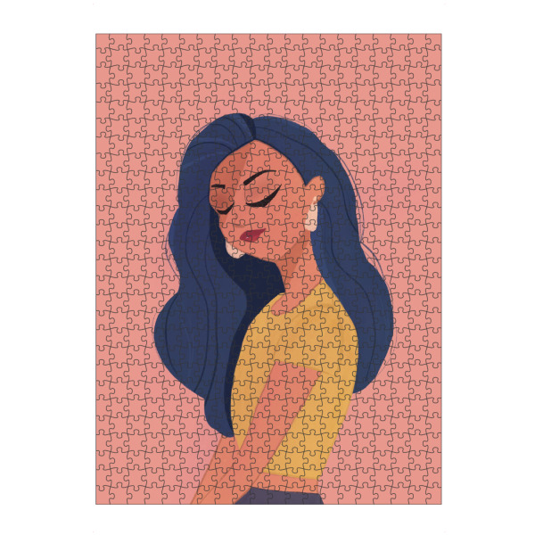 Puzzle Ravensburger "Elsa Bean - Blue Hair" artboxONE - Comic,Menschen,Fashion