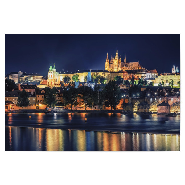 Poster "Prague By Night" artboxONE - Städte,Reise,Architektur,Reise / Länder,Städte / Prag