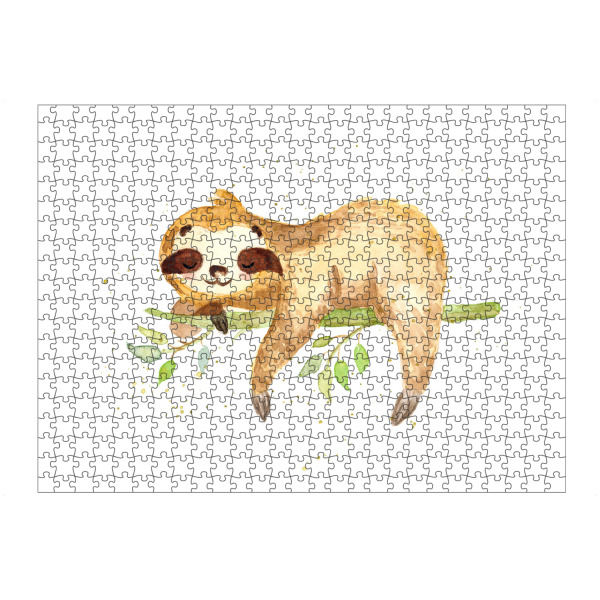 Puzzle Ravensburger "Mssanderz - Das Faultier" artboxONE - Natur,Für Kinder,Tiere,Comic