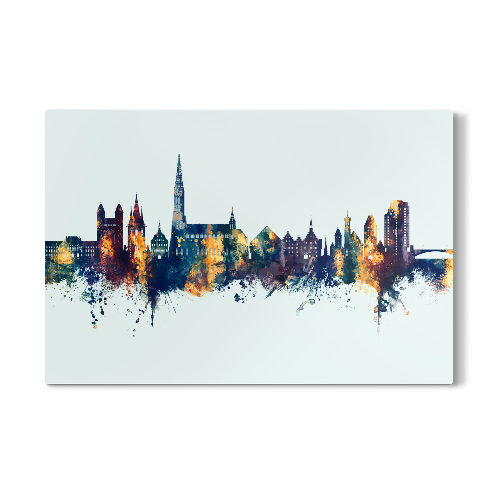 Galerie-Print "Ulm Germany Skyline Winter" 30x20 cm artboxONE