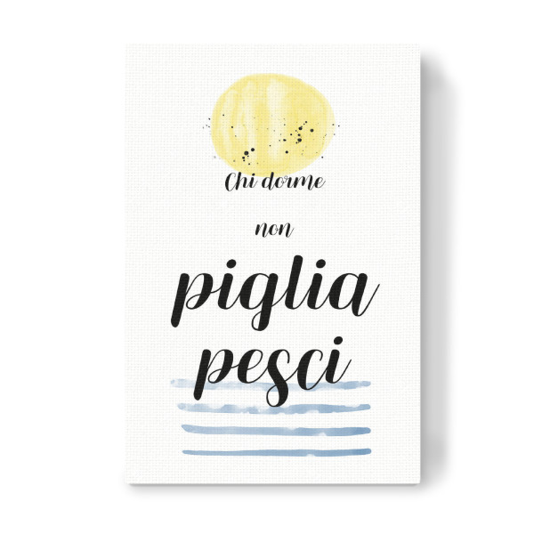 Leinwandbild "Ohne Fleiß kein Preis" artboxONE - Typografie