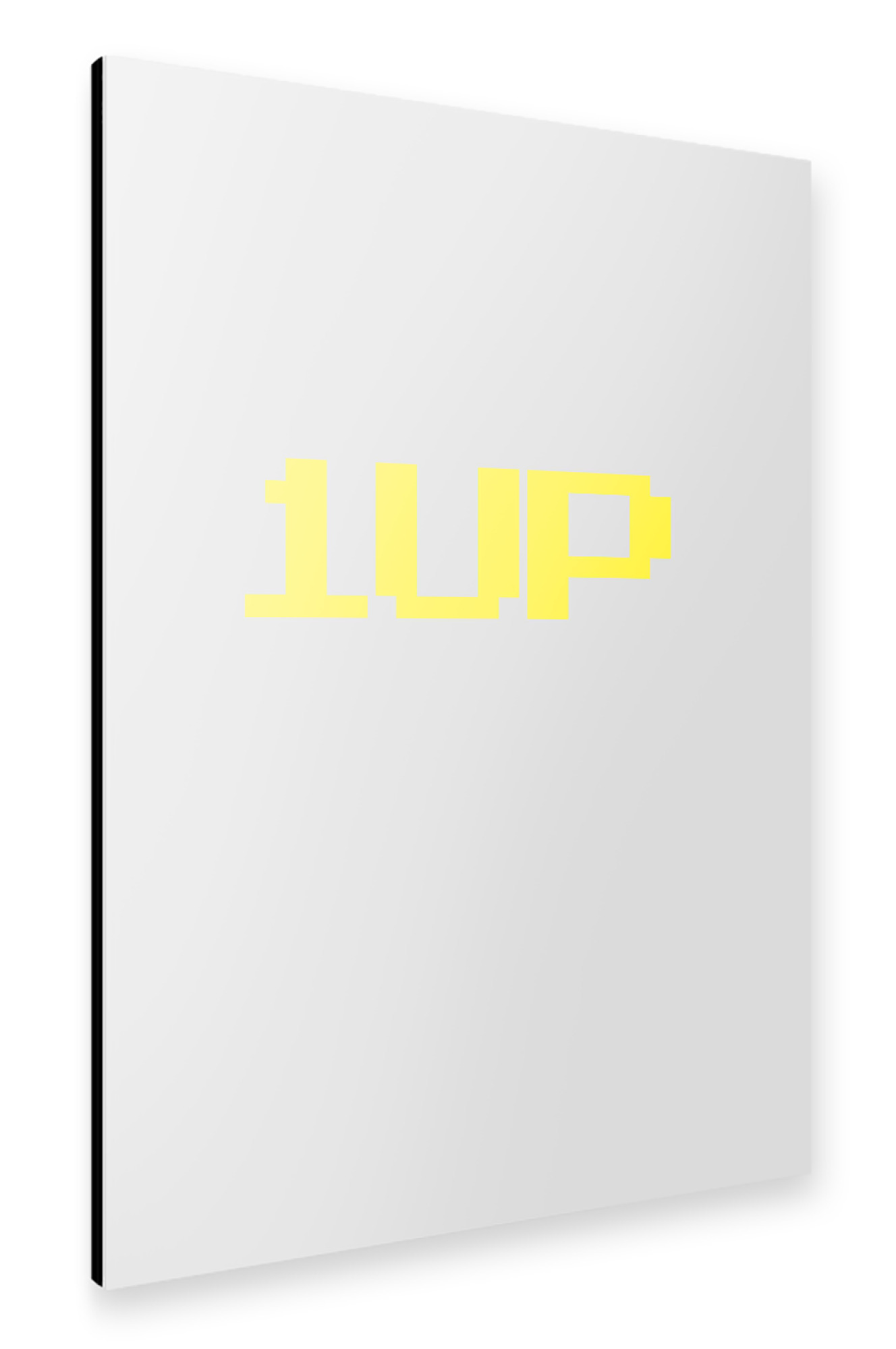 Alu-Dibond "1UP - LEVEL-TWO" 30x20 cm artboxONE