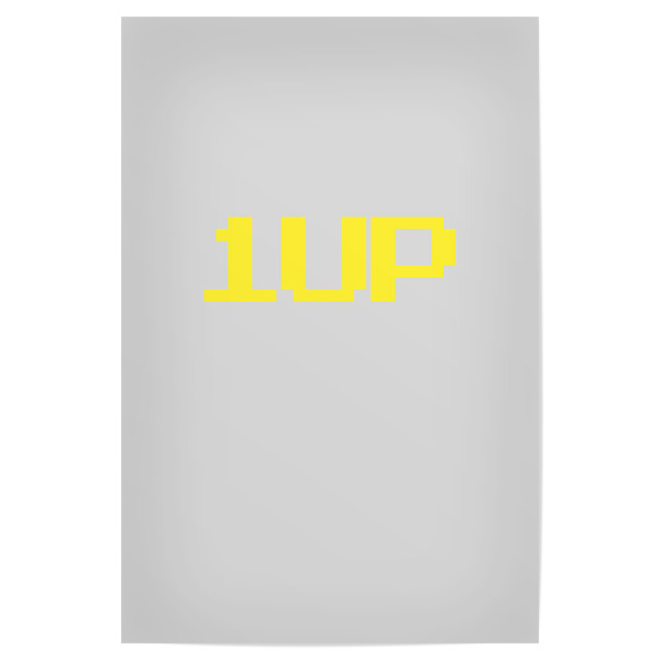 Poster "1UP - LEVEL-TWO" artboxONE - Typografie,Film,Comic,Lustig