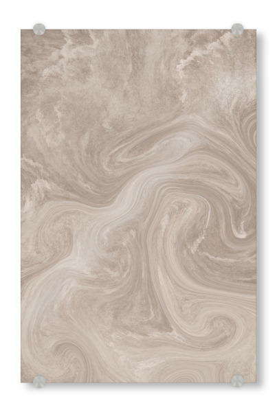 Acrylglasbild "Marmor marble beige" artboxONE - Abstrakt,Marmor - Marmor,Beige,Marbled,White,Soft,Abstract,Abstrakt,Marble
