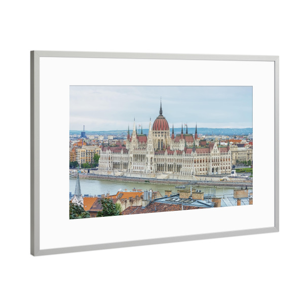 Poster mit Rahmen Silber "Hungarian Beauty" artboxONE - Städte,Reise,Architektur,Reise / Länder,Städte / Budapest