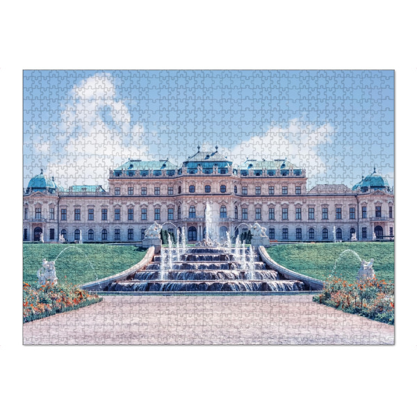 Puzzle Ravensburger "Belvedere Palace" artboxONE - Städte,Reise,Architektur,Reise / Länder,Städte / Wien