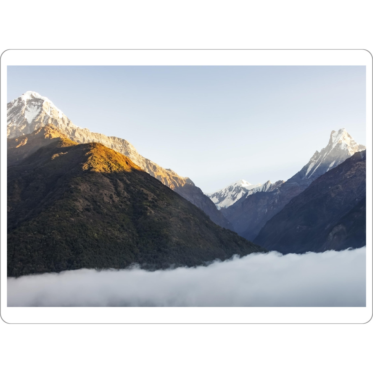 Tischset "The misty mountain" artboxONE - Natur,Reise,Reise / Asien,Reise / Länder