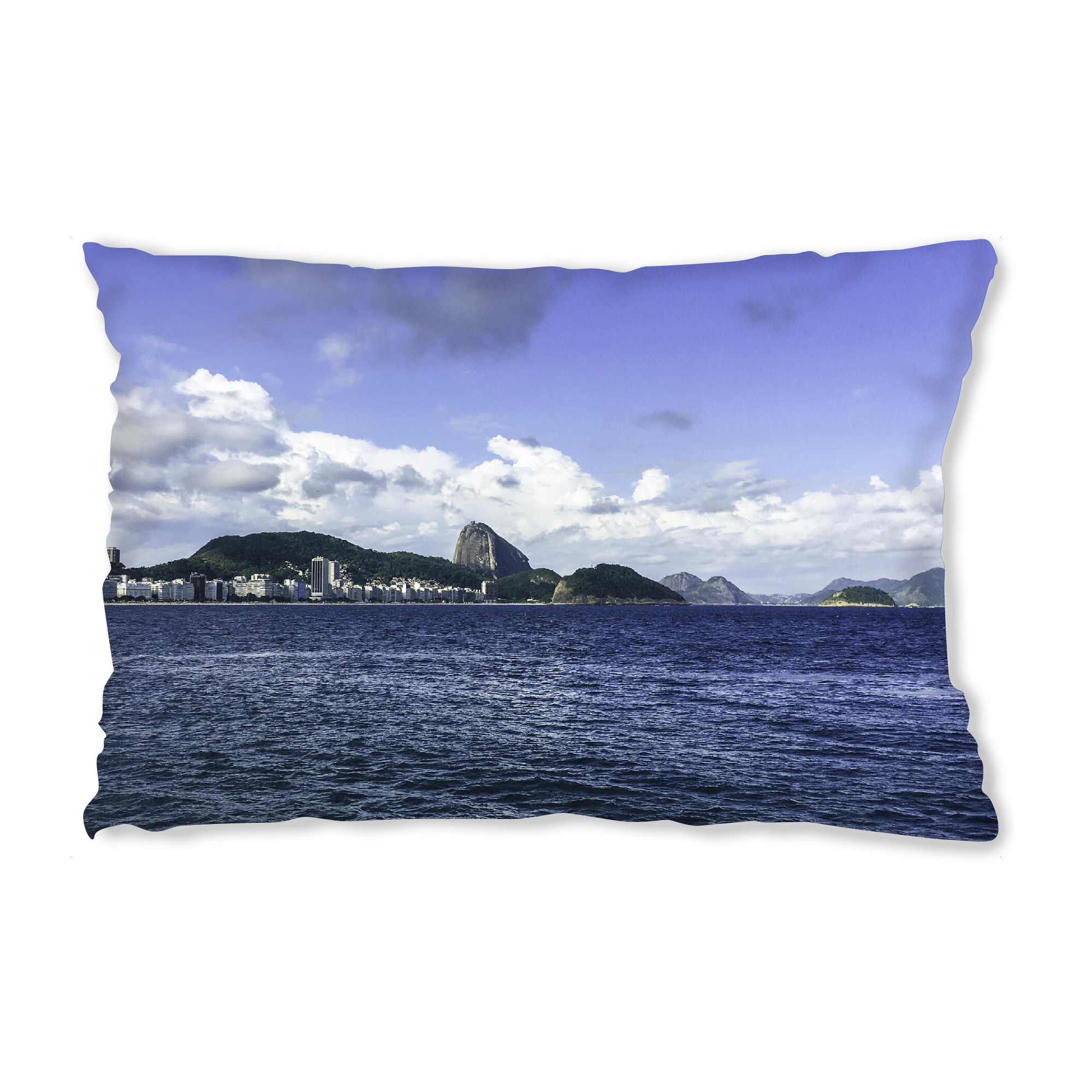 Design-Kissen "Rio vibes: azul da cor do mar" artboxONE - Natur,Reise,Städte / Rio de Janeiro