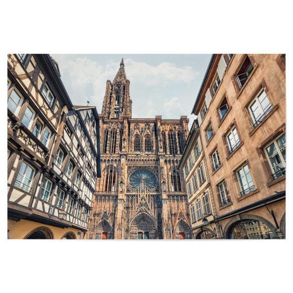 Poster "Strasbourg Cathedral" artboxONE - Städte,Reise,Architektur,Reise / Länder,Städte / Weitere
