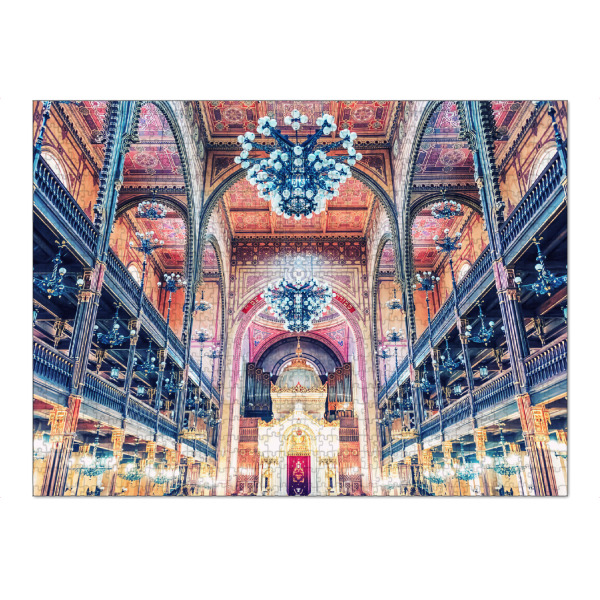 Puzzle Ravensburger "Dohany Street Synagogue" artboxONE - Städte,Reise,Architektur,Reise / Länder,Städte / Budapest
