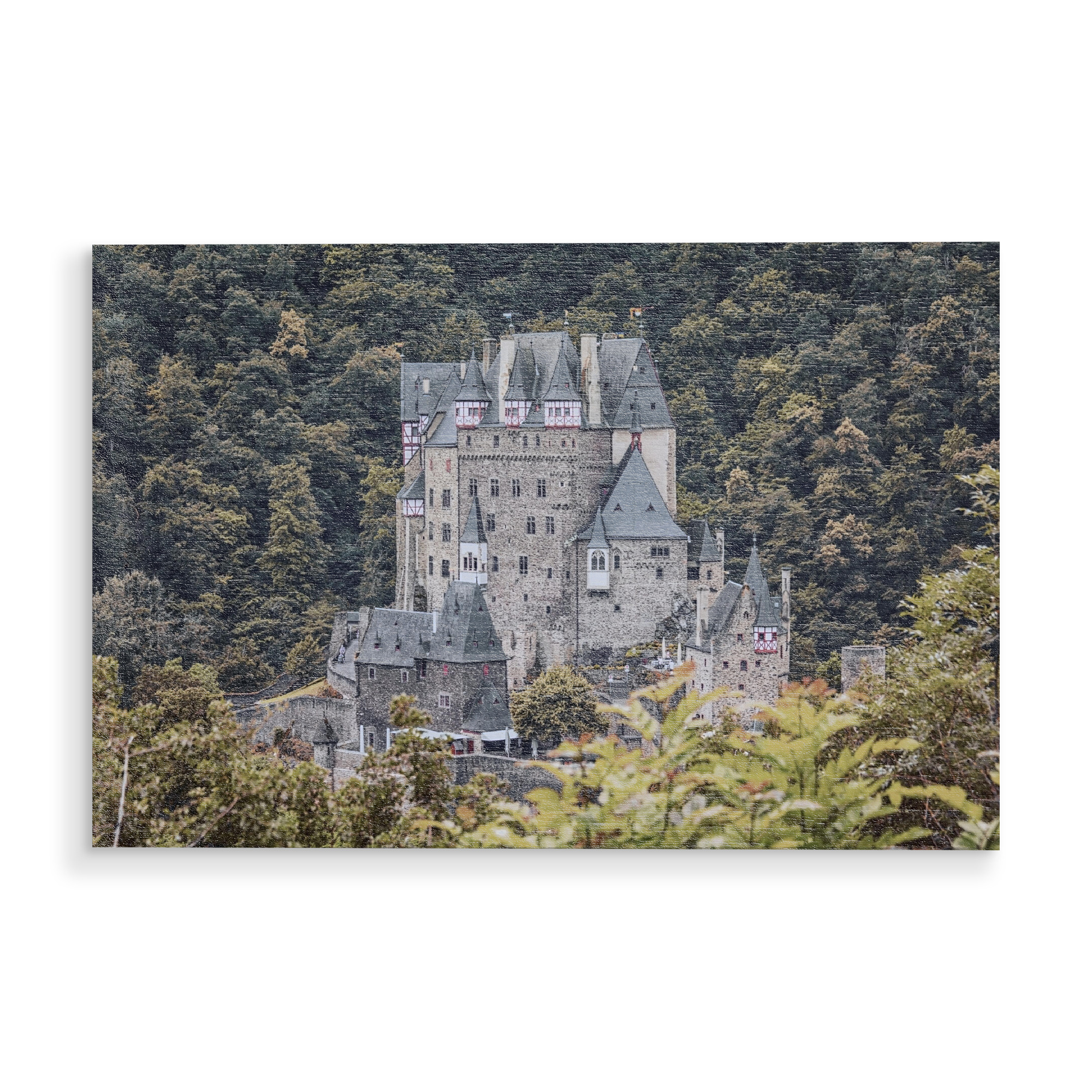 Holzbild "Eltz Castle" artboxONE - Städte,Reise,Architektur,Reise / Länder,Städte / Weitere