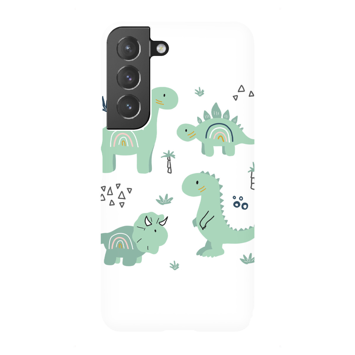 "Dinosaurier mit Pflanzen"für Samsung Galaxy - Premium-Case Handyhülle artboxONE