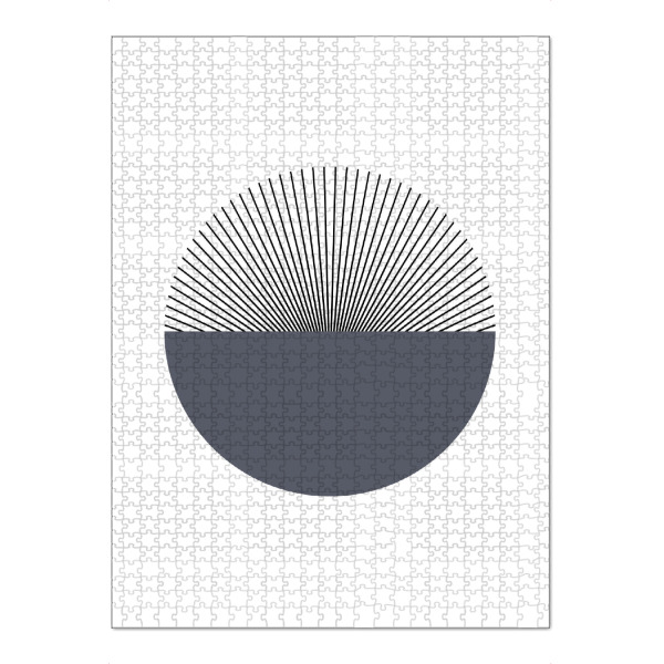 Puzzle Ravensburger "Minimal round" artboxONE - Abstrakt,Geometrie