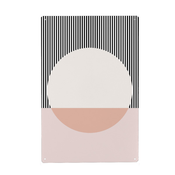 Holzbild "Terra lines" artboxONE - Abstrakt,Schwarzweiß,Geometrie