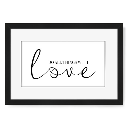 All things with love