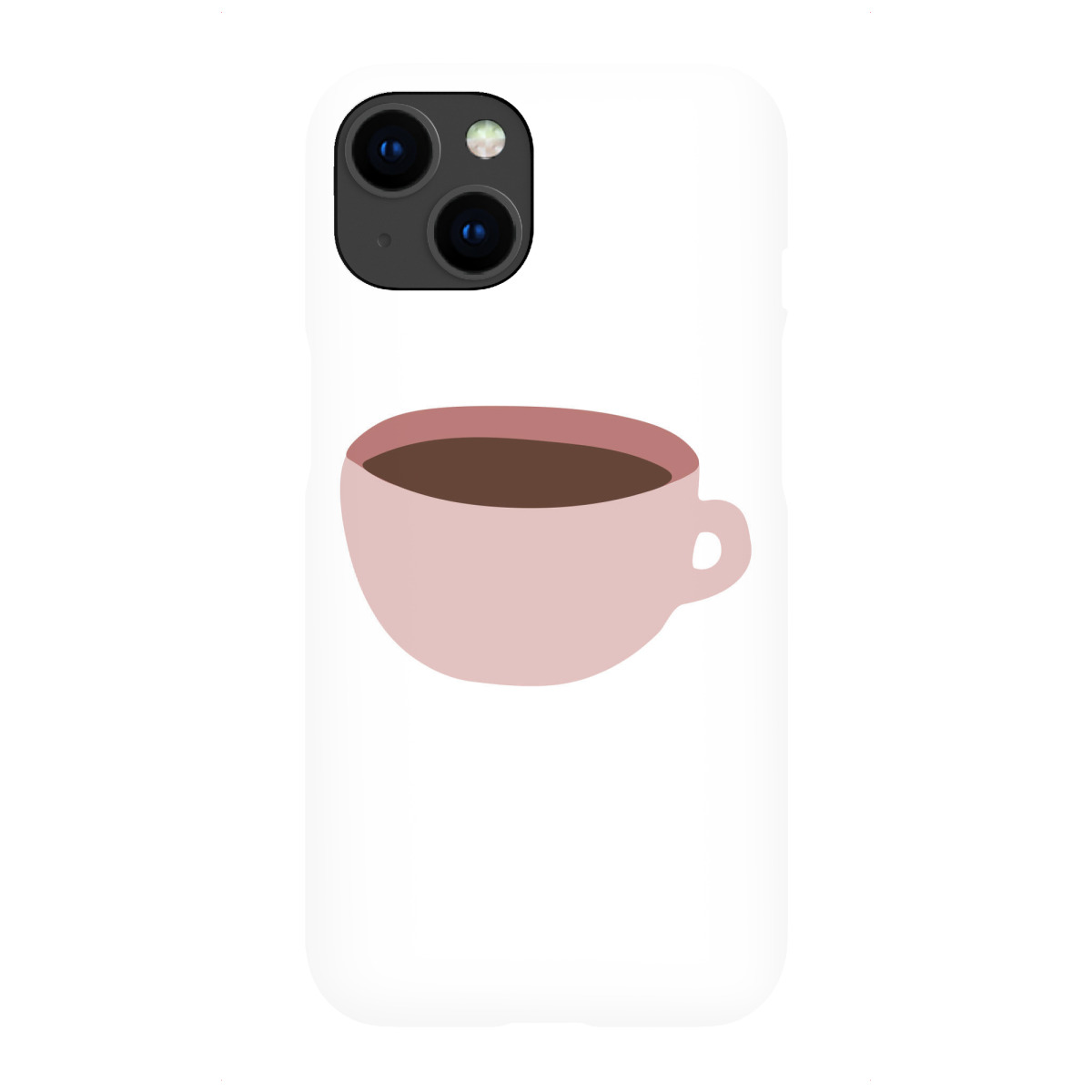iPhone "Abstract pink coffee cup" Premium-Case Handyhülle artboxONE