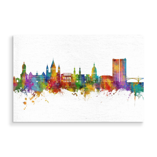 Mainz Germany Skyline