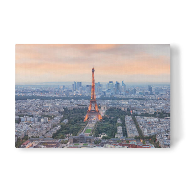 Leinwandbild "Orange Paris" artboxONE - Städte,Reise,Architektur,Städte / Paris,Reise / Länder