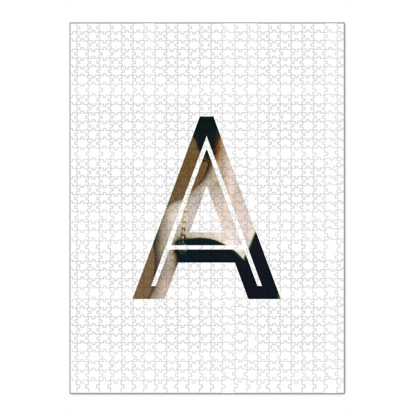 Puzzle Ravensburger "IMPRESS-LETTER A" artboxONE - Typografie,Fashion,Buchstaben,Buchstaben / A