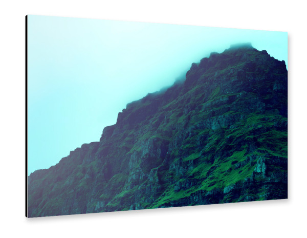 Alu-Dibond "Isländischer Berg" 30x20 cm artboxONE