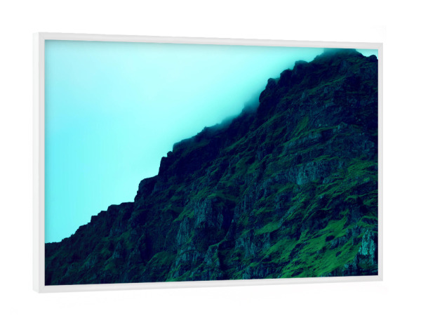 Poster mit weißem Rahmen "Isländischer Berg" artboxONE - Natur,Reise,Reise / Länder