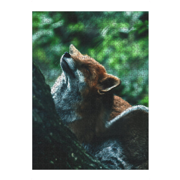 Puzzle Ravensburger "Kratzender Fuchs" artboxONE - Natur,Tiere