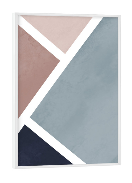 Poster mit weißem Rahmen "PERFECT RATIO - Paris (Detail)" artboxONE - Architektur,Geometrie,Fashion