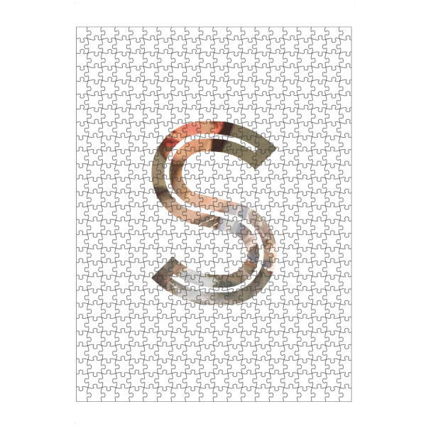 artboxONE Puzzle "IMPRESS-LETTER S" artboxONE - Typografie,Fashion,Buchstaben,Buchstaben / S