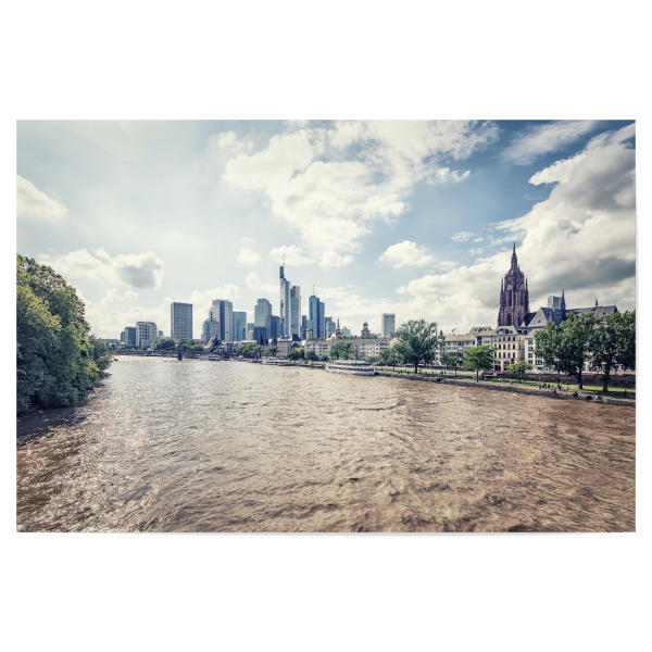 Poster "Frankfurt city" artboxONE - Städte,Reise,Architektur,Städte / Frankfurt,Reise / Länder