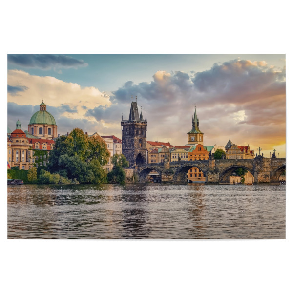 Poster "Prague Sunset" artboxONE - Städte,Reise,Architektur,Reise / Länder,Städte / Prag