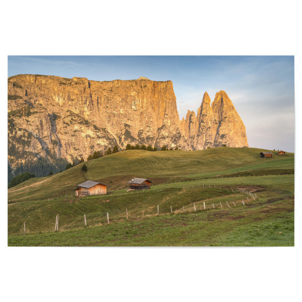 Poster 30x20 cm "Schlern Seiser Alm Südtirol" artboxONE - Natur,Reise,Reise / Länder