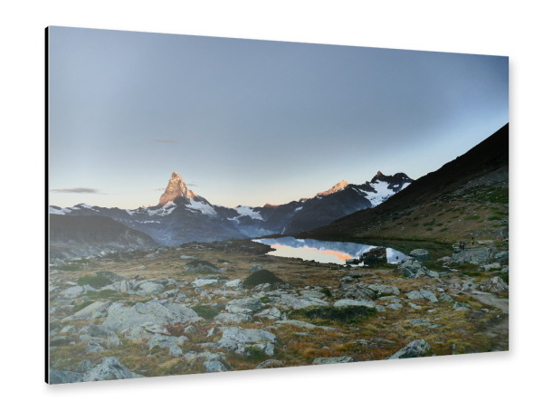 Alu-Dibond "Bergwelten" 30x20 cm artboxONE