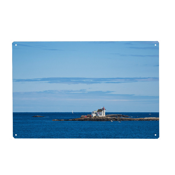 Holzbild "Leuchtturm Grønningen Fyr" artboxONE - Natur,Reise,Architektur,Reise / Strand und Meer,Reise / Länder