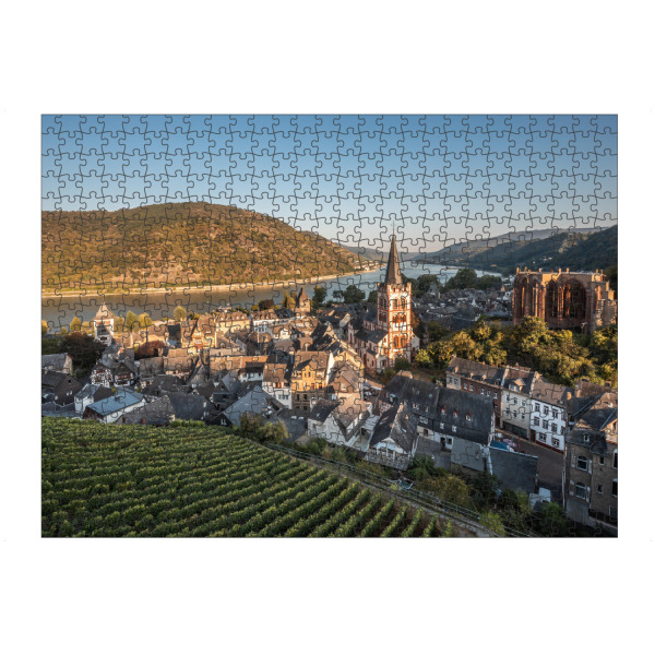 Puzzle Ravensburger "Bacharach Stadtansicht" artboxONE - Städte,Natur,Reise
