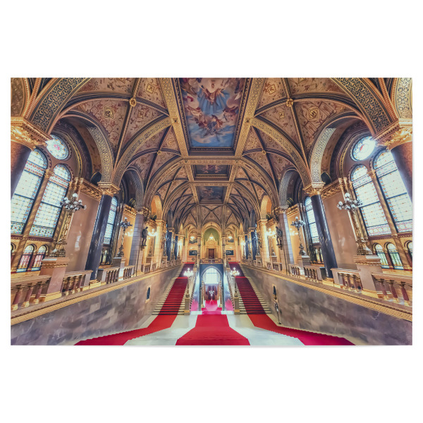 Poster 30x20 cm "Hungarian Parliament Interior" artboxONE - Städte,Reise,Architektur,Reise / Länder,Städte / Budapest