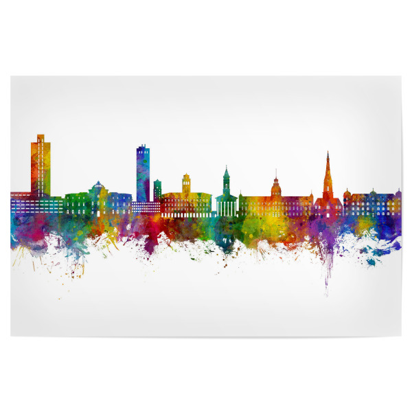 Poster 30x20 cm "Karlsruhe Germany Skyline" artboxONE - Städte