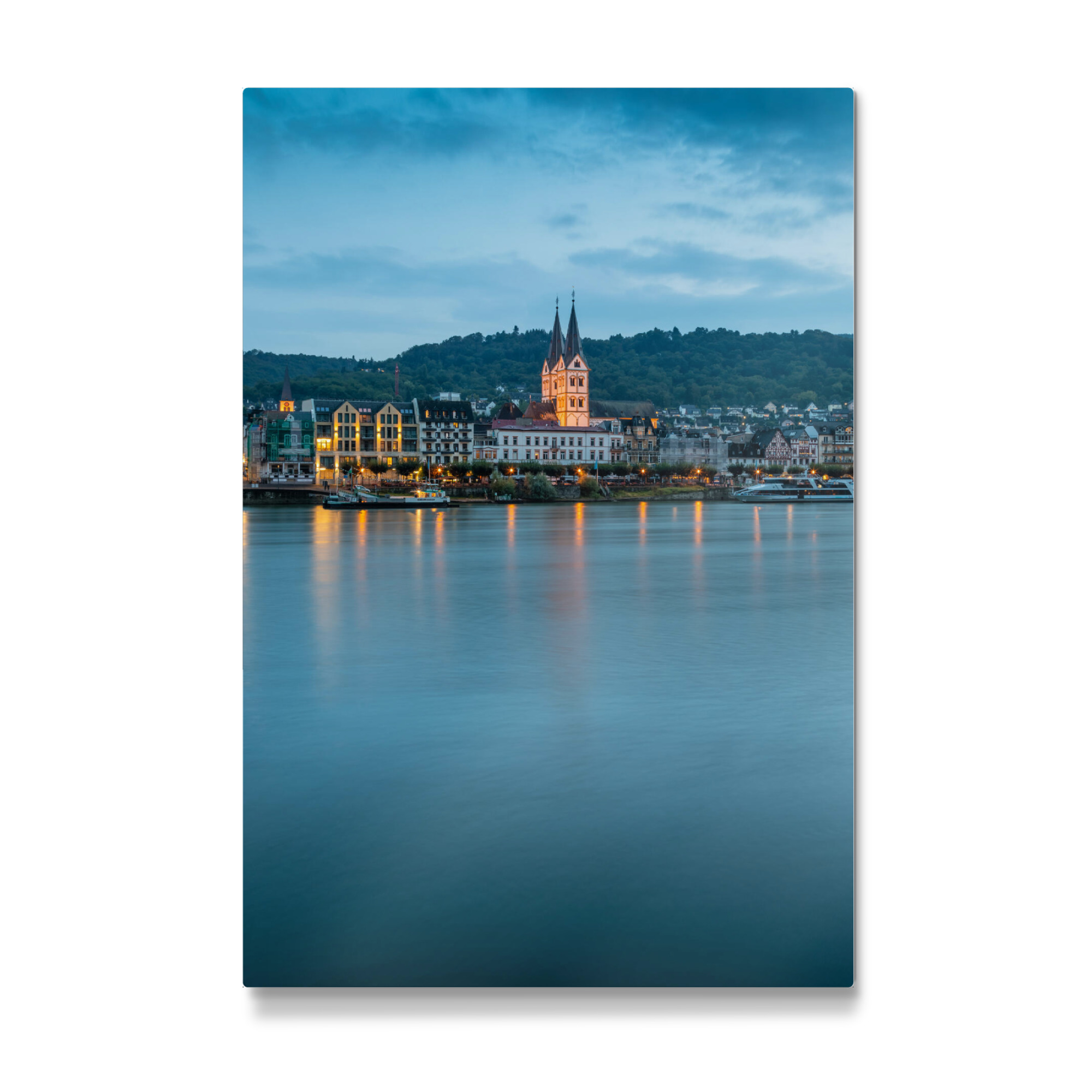 Galerie-Print "Boppard at night" 75x50 cm artboxONE