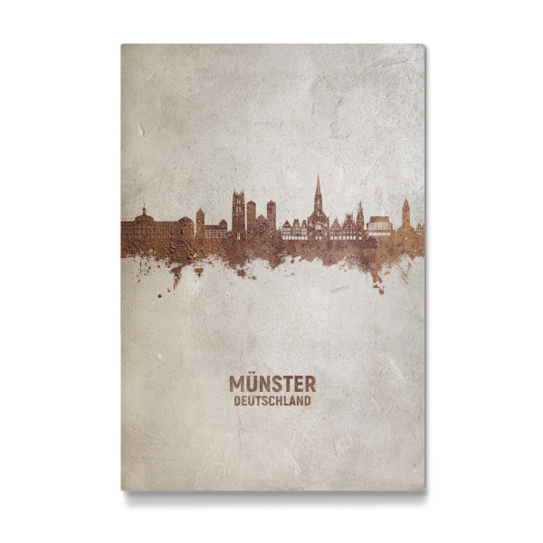 Galerie-Print "Münster Germany Skyline Rust" 30x20 cm artboxONE