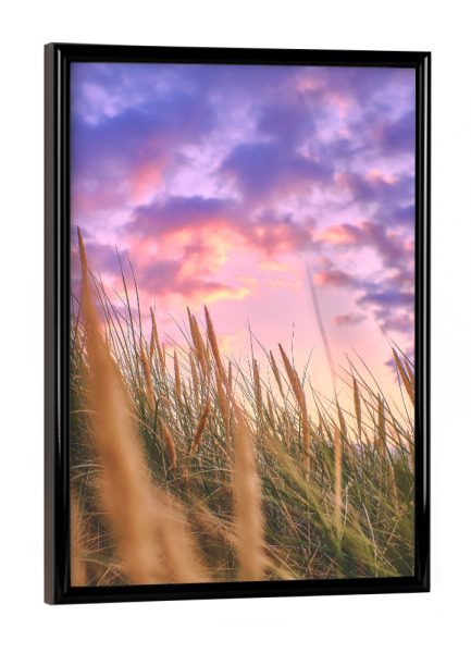 Poster mit schwarzem Rahmen "Küstenfarben" artboxONE - Natur