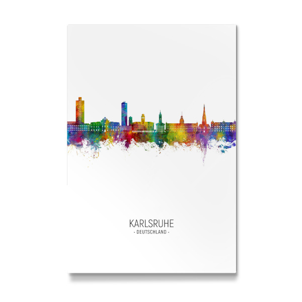 Galerie-Print "Karlsruhe Skyline Portrait" 30x20 cm artboxONE