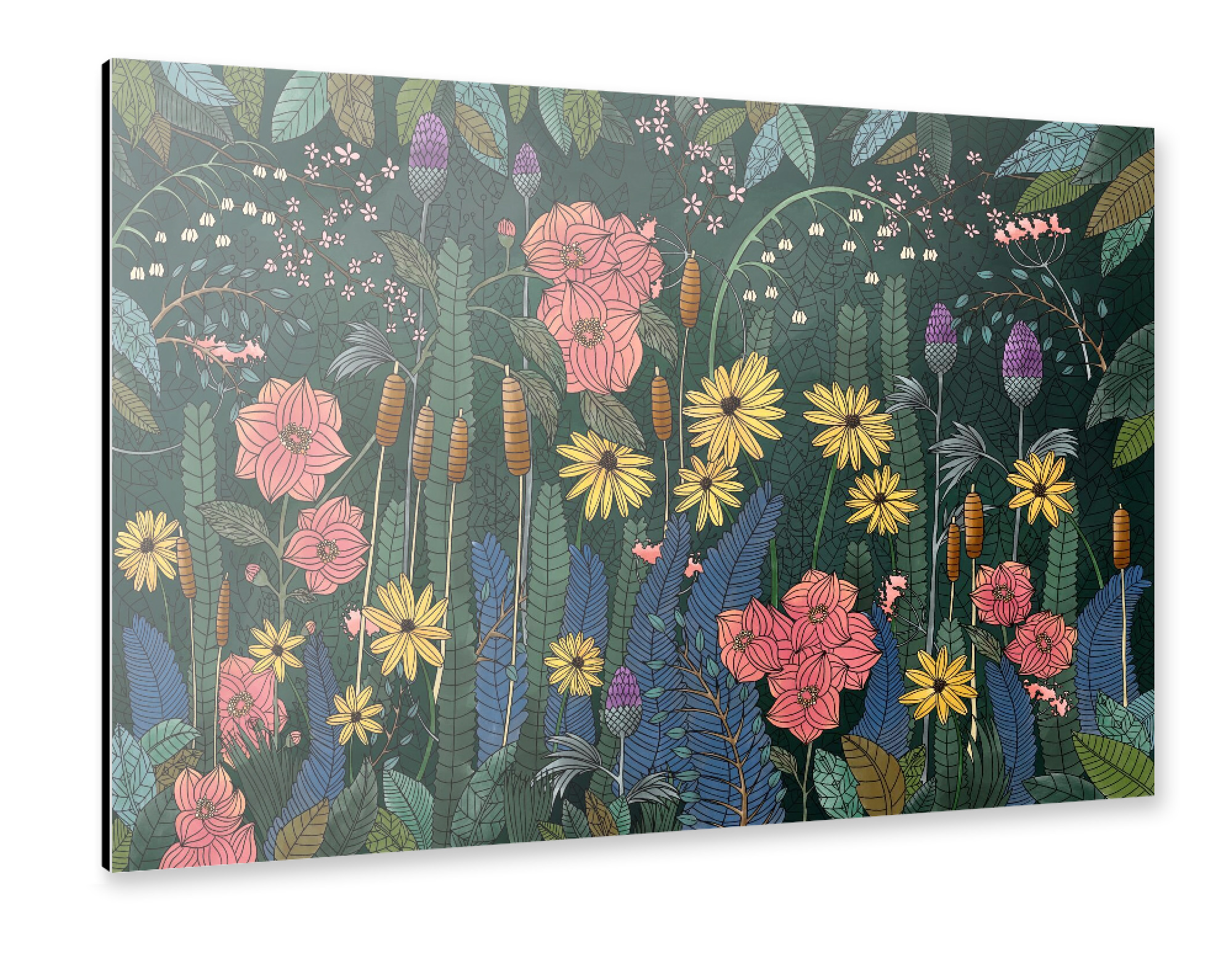 Alu-Dibond "Unter dem Busch" 30x20 cm artboxONE