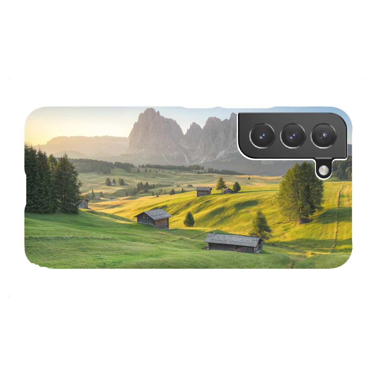 "Seiser Alm Sommermorgen"für Samsung Galaxy - Premium-Case Handyhülle artboxONE