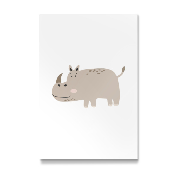 Galerie-Print "Abstract hippo animal art" 30x20 cm artboxONE