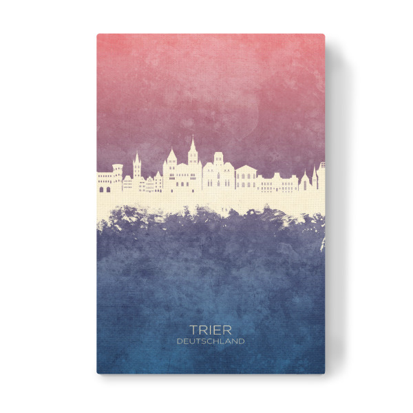 Leinwandbild "Trier Germany Skyline BlueRose" artboxONE - Städte
