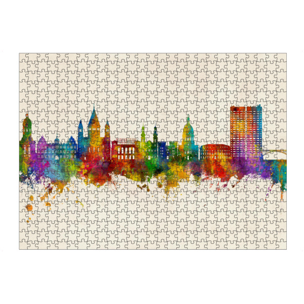 artboxONE Puzzle "Mainz Germany Skyline Urban" artboxONE - Städte