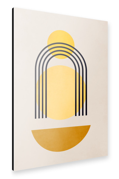 Alu-Dibond "Geometrica Abstrakticum" 30x20 cm artboxONE