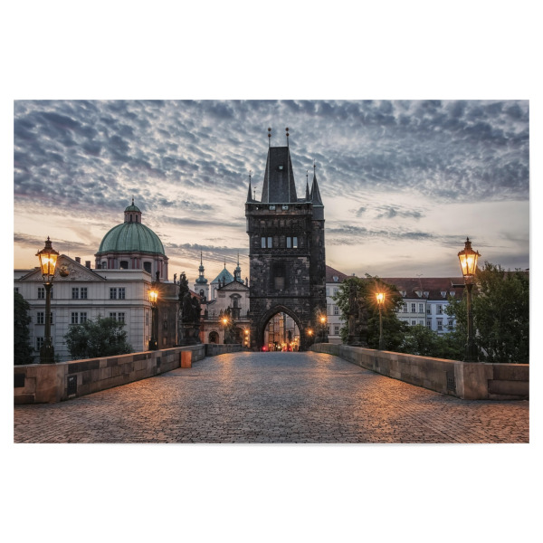 Poster "Early Morning In Prague" artboxONE - Städte,Reise,Architektur,Reise / Länder,Städte / Prag