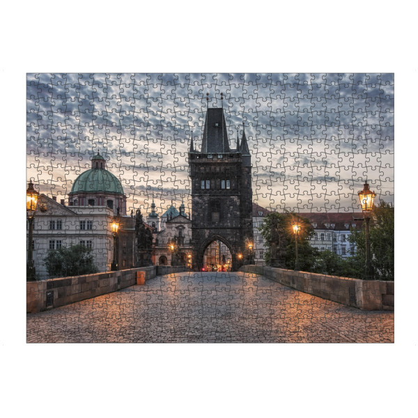 Puzzle Ravensburger "Early Morning In Prague" artboxONE - Städte,Reise,Architektur,Reise / Länder,Städte / Prag