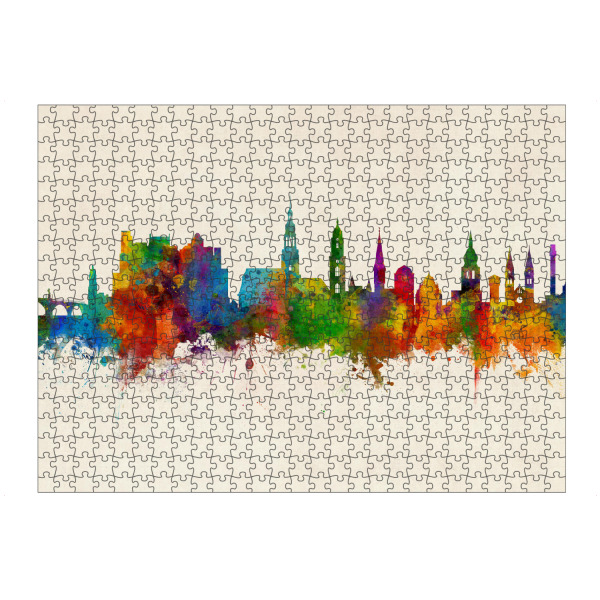 Puzzle Ravensburger "Heidelberg Germany Skyline Urban" artboxONE - Städte