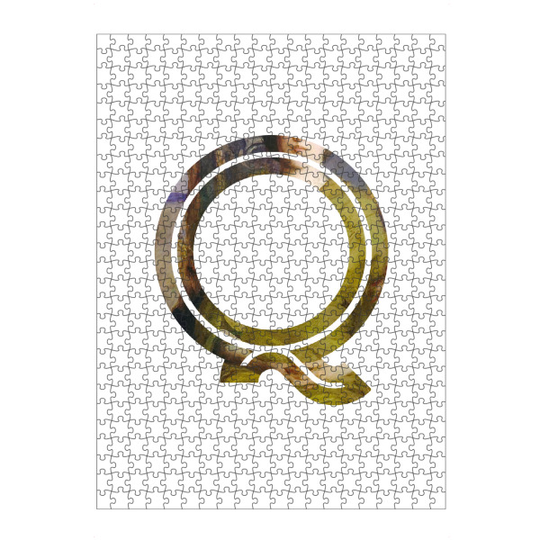 artboxONE Puzzle "IMPRESS-LETTER Q" artboxONE - Typografie,Fashion,Buchstaben,Buchstaben / Q